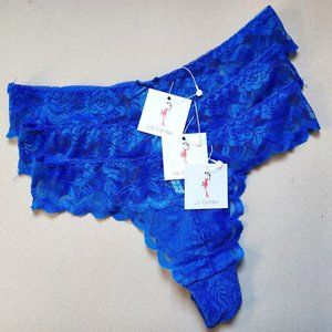 3 PAIR LIZ CORDAY WOMEN'S PANTIES, THONG, XL, NEW!